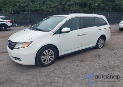 2015 Honda Odyssey Ex-L from USA, damaged, VIN 5FNRL5H62FB028705